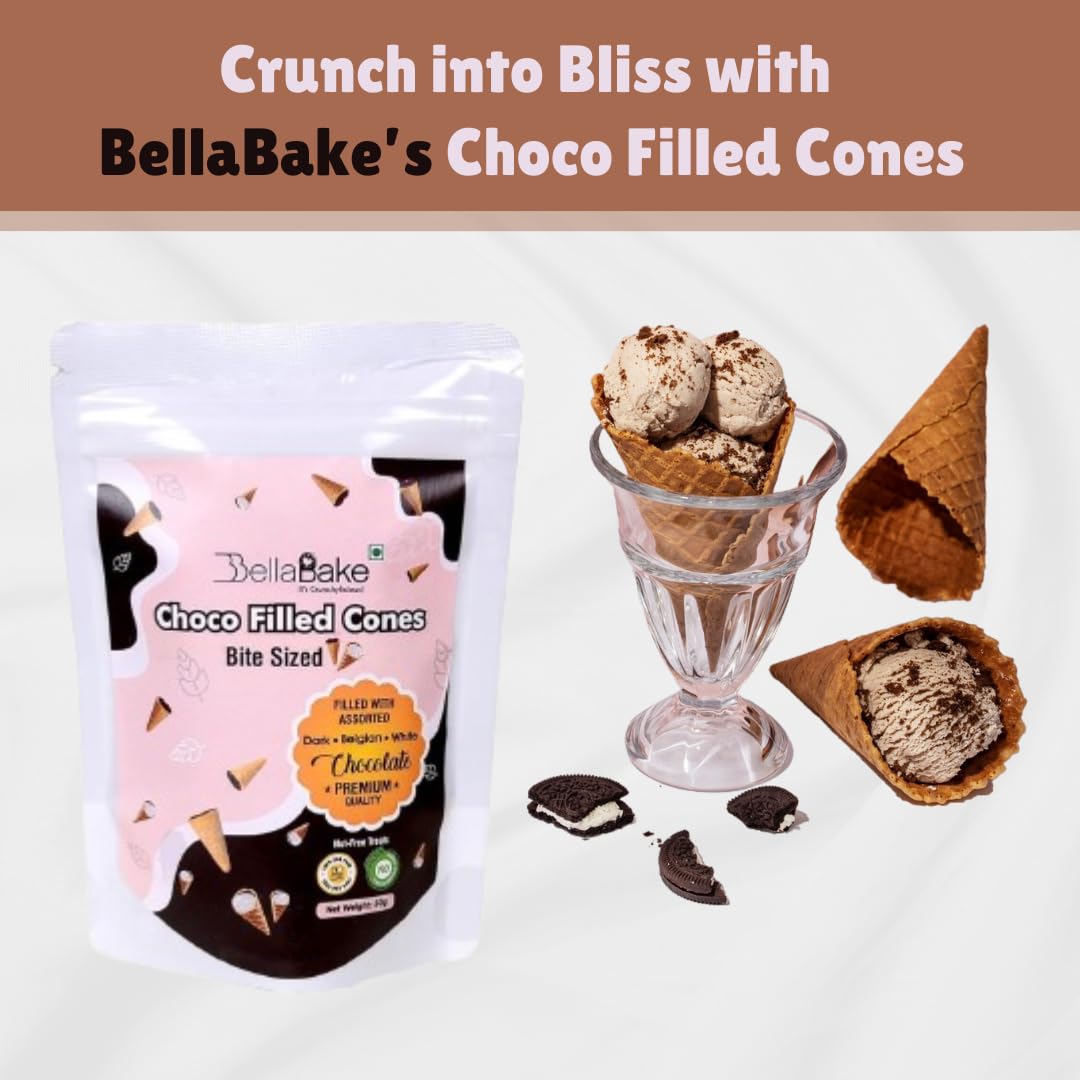 Bite Sized Waffle Mini Cones Assorted Flavor