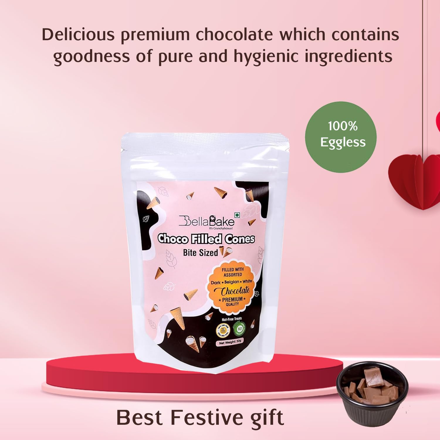 Bite Sized Waffle Mini Cones Assorted Flavor